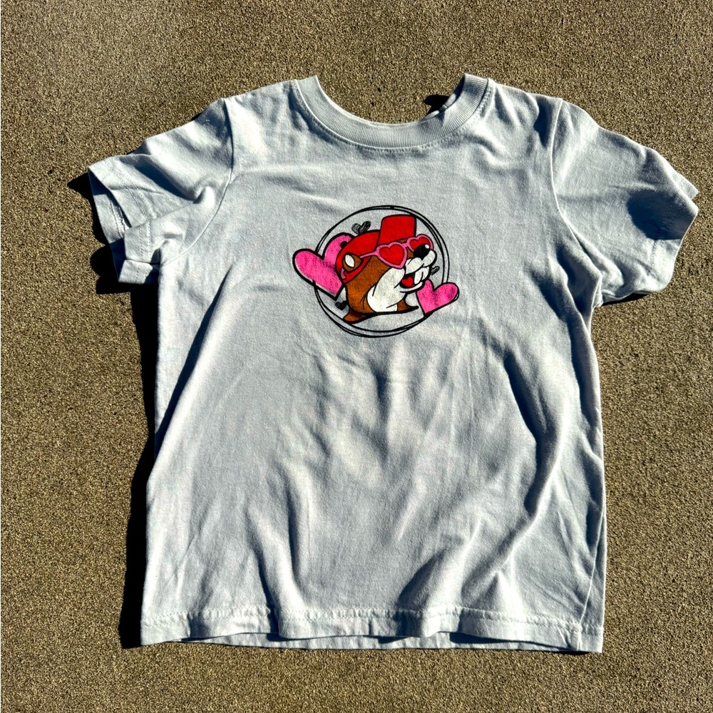Buc-ee’s, Short Sleeve, Grey, Top, Size 4